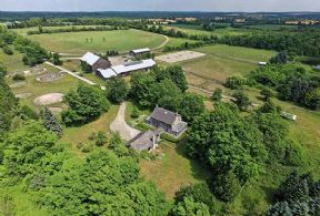 Farm Aerial - Country homes for sale and luxury real estate including horse farms and property in the Caledon and King City areas near Toronto