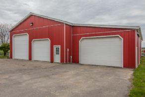 Drive-in Workshop & Hay Storage Building - Country homes for sale and luxury real estate including horse farms and property in the Caledon and King City areas near Toronto