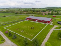 Indoor Arena, Grass Ring & Training Track - Country homes for sale and luxury real estate including horse farms and property in the Caledon and King City areas near Toronto