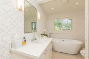 2nd Bathroom with Heated Floors - Country homes for sale and luxury real estate including horse farms and property in the Caledon and King City areas near Toronto